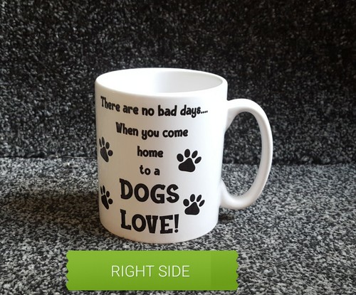 CITAZIONE D'AMORE PER CANI (CON FACCIA DI RAZZA DI CANE OPPOSTA) NOVITÀ TAZZE DA CAFFÈ, MOLTE RAZZE - Foto 199 di 295