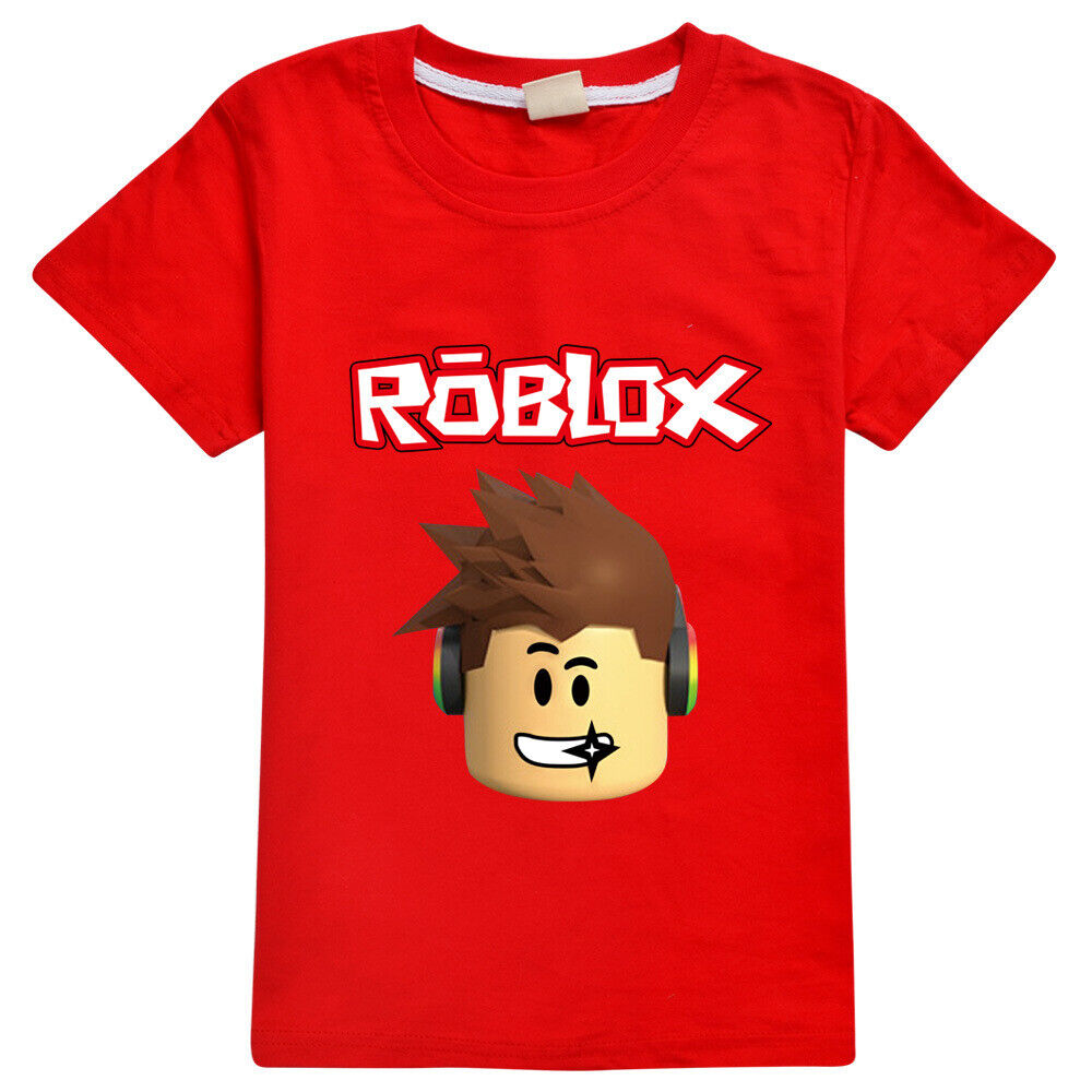 2023 Roblox Kid T Shirt Boys Game Sports T-shirt Child Cartoon