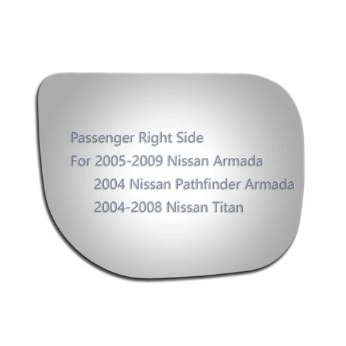 Mirror Glass For 2004 Nissan Pathfinder Armada Passenger Right Side RH Convex