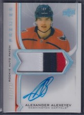 ALEXANDER ALEXEYEV - 2020 Upper Deck Premier Rookie Auto Patch #AR-AA, /249