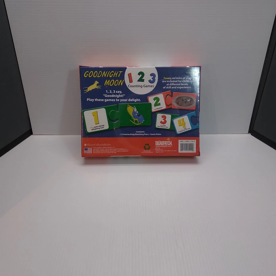 Goodnight Moon 123 Counting Games Briarpatch Educational for Children New Sealed - Image 2 of 4