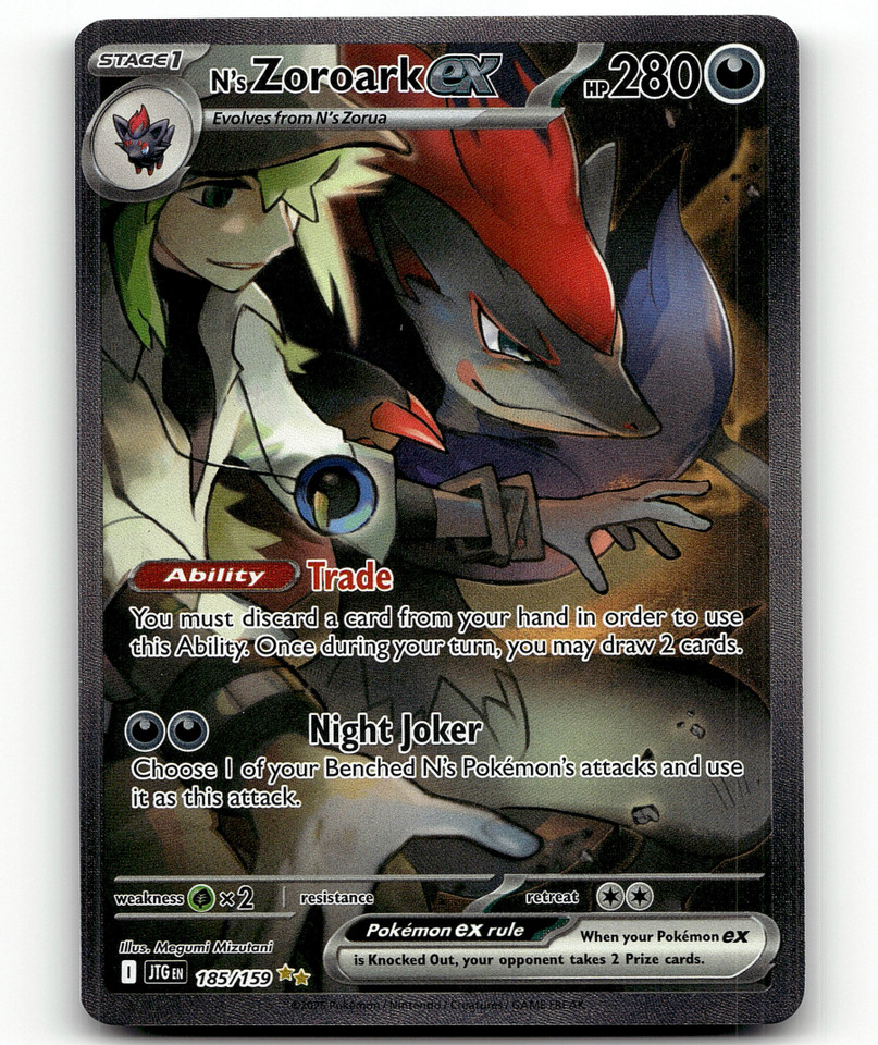 N's Zoroark Ex 185/159 Sv09: Journey Together for sale | eBay