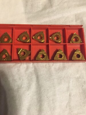 10 NEW SANDVIK R166.0G-16UNO1-120 THREADING CARBIDE INSERT.