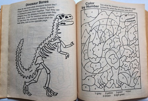 My Great Big Dinosaurs and the Prehistoric World Coloring and Activity Book - Imagen 3 de 10