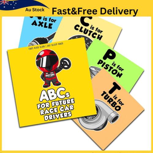 ABC's For Future Race Car Drivers Alphabet Book (Baby, Children's, Toddler Book) - Picture 1 of 7