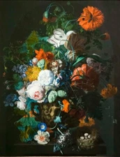 high quality oil painting handpainted on canvas " Still Life with flowers  "