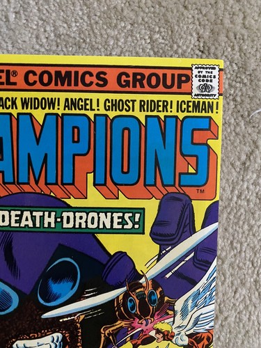 Marvel THE CHAMPIONS #15 (1977) Hercules Ghost Rider Possibly NM+ or better - Picture 4 of 12
