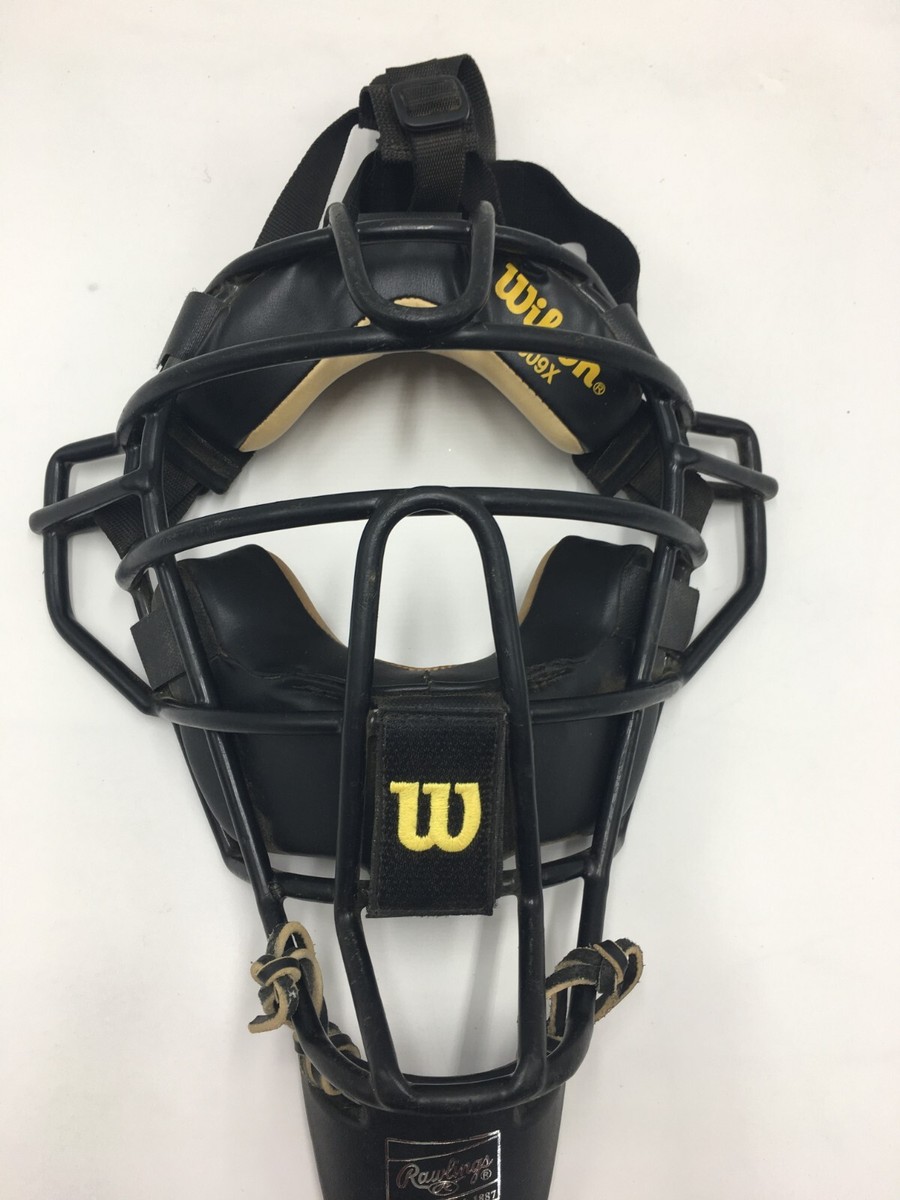 Masque De Catcher Wilson A3005 Baseball/softball - Adulte, Noir, Occasion Bon état