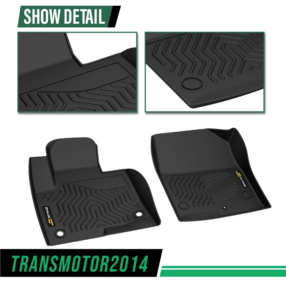 All Weather TPE Floor Mats Fit For 2013-2018 Hyundai Santa Fe 5-Passenger Model Foto 3 de 4