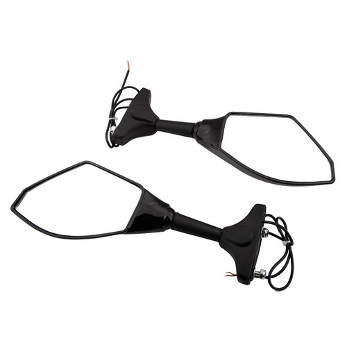 ESPEJOS RETROVISORES LED DE CARRERAS PARA KAWASAKI ZX6R ZZR 600 HONDA CBR1100XX/900RR - Imagen 9 de 10