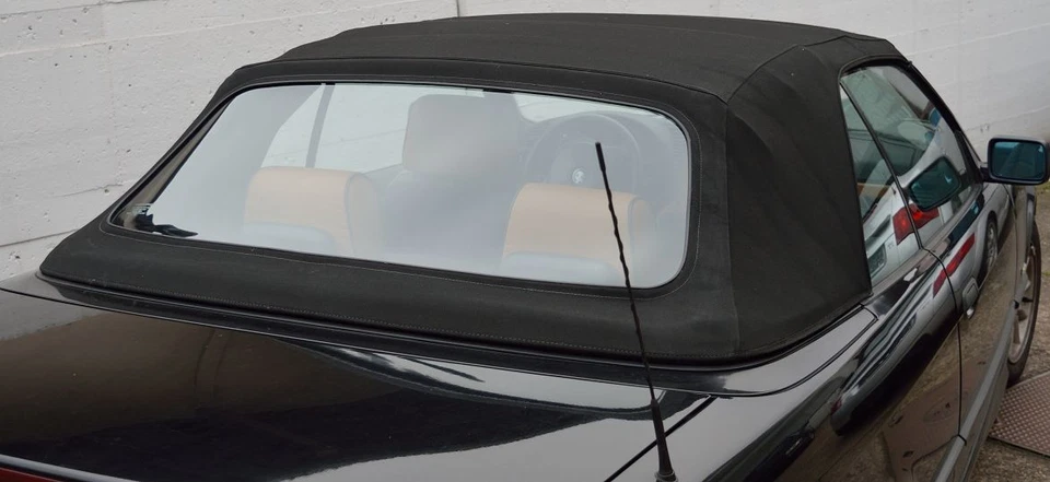BMW E36 Cabrio Rear Window with Zipper