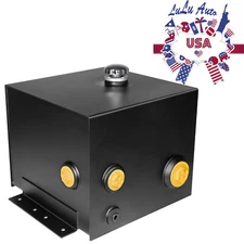 7Gallon Hydraulic Fluid Reservoir Tank 14 Gauge Oil Tank for Hydraulic Machinery