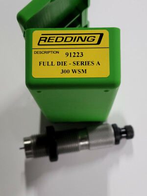 91223 REDDING FULL LENGTH SIZING DIE - 300 WSM - BRAND NEW - FREE SHIP