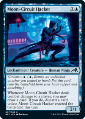 MTG Moon-Circuit Hacker NM-Mint Kamigawa: Neon Dynasty 