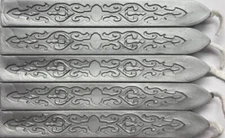 Traditional Silver Sealing Wax (with wick), 5 Sticks, Make Classic Wax Seals!