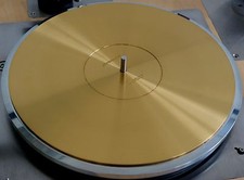 Tenuto Gun Metal Turntable Mat -For Technics SP10, Garrard 301/401, Lenco, Micro