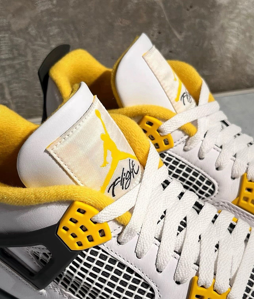 🔥Air Jordan 4 Retro Vivid Sulfur AQ9129-101 Women's Size 🔥Air Jordan 4 Retro Vivid Sulfur AQ9129-101 Women's Size