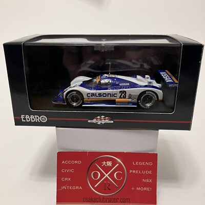 Rare EBBRO Calsonic Nissan R88C Le Mans 1988 1:43 Diecast 1/43