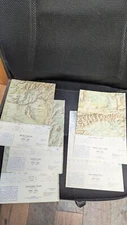 Lot of 5 USAF operational navigation chart maps: ONC 364 304 305 362 406