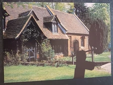 postcard Greensted, Ongar, Saxon Parish Church of St. Andrew England unposted