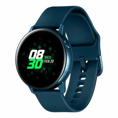 Samsung Galaxy Watch Active SM-R500 40mm Green/Turquoise BT Smart Watches 8801643870034 | eBay