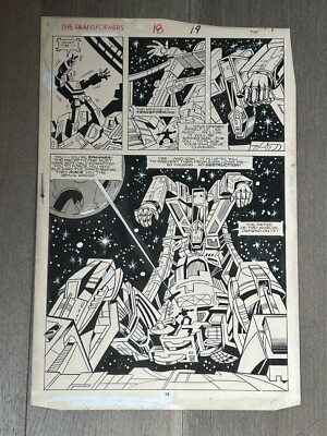 Transformers #18 Page 19 Original Comic art (Marvel, 1986)