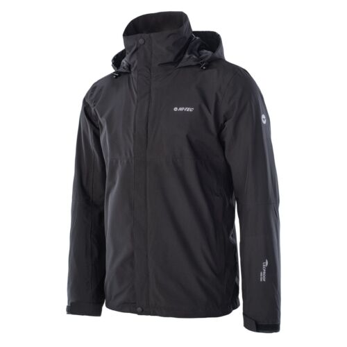 Chaqueta de hombre Hi-tec otoño impermeable chaqueta de lluvia chaqueta de transición cortavientos impermeable DWR - Imagen 3 de 7