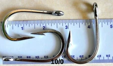20 GT Stainless Big Game Swordfish Tuna Fish Fishing Hooks - size 10/0 