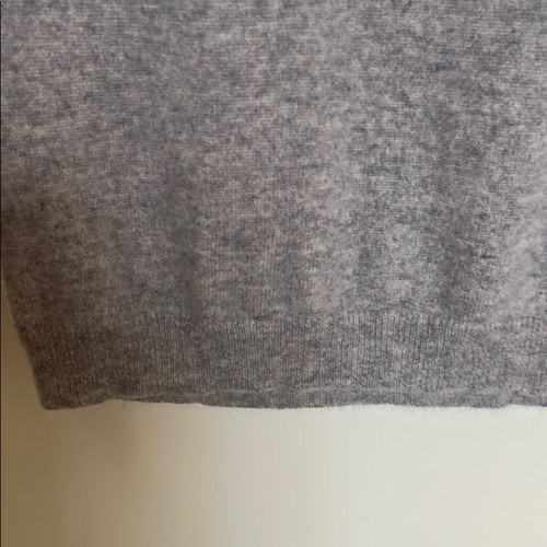 Philosophy 100% Cashmere Dog Sweater Gray Frenchie Intarsia S French Bulldog - Picture 6 of 9