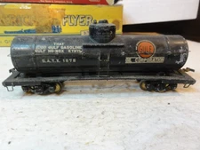 HO VINTAGE MANTUA ALL DIECAST GULF OIL TANKCAR GATX 1878