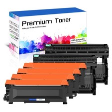4PK TN450+2PK DR420 Black Toner Cartridge for Brother HL-2240 HL-2240D HL-2242D