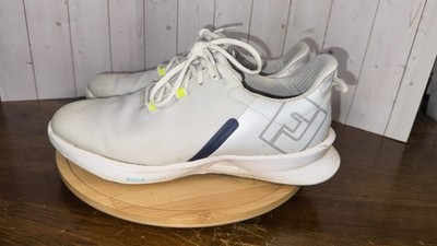 FootJoy Fuel Golf Shoes White Athletic FJ Spikeless 55440 Mens Size 10.M