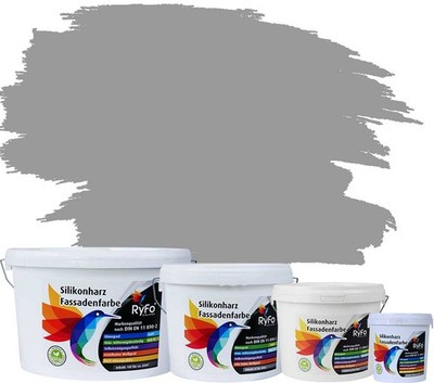 RyFo Colors Silikonharz Fassadenfarbe Lotuseffekt Trend Grautöne - bunte Farbe