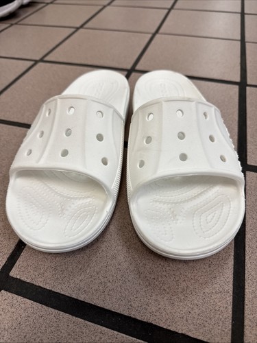 Croc White Slip On's Mens 11 - Picture 4 of 6