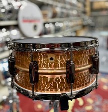 Ludwig Raw Hammered Copper Phonic BLK Snaredr...