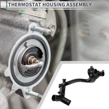 Engine Coolant Thermostat Housing Assembly for Land Rover LR4 5.0L 2010-2013