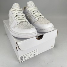 Nike Air Jordan 1 Low Breathe Triple White Mesh Women 7.5 / Men  s 6 DC9508-100