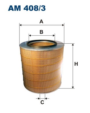 FILTRON AM 408/3 Air Filter for VOLVO