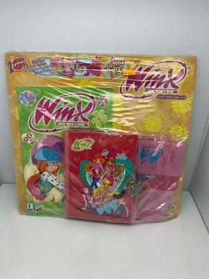 Winx Club Magazine Issues 34 & 35 w/ Mini Journal & Beanie Greek 2006 UNUSED 244