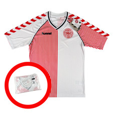 Denmark DBU 86 Replica Hummel Replica Football Shirt M 1986 Soccer Jersey