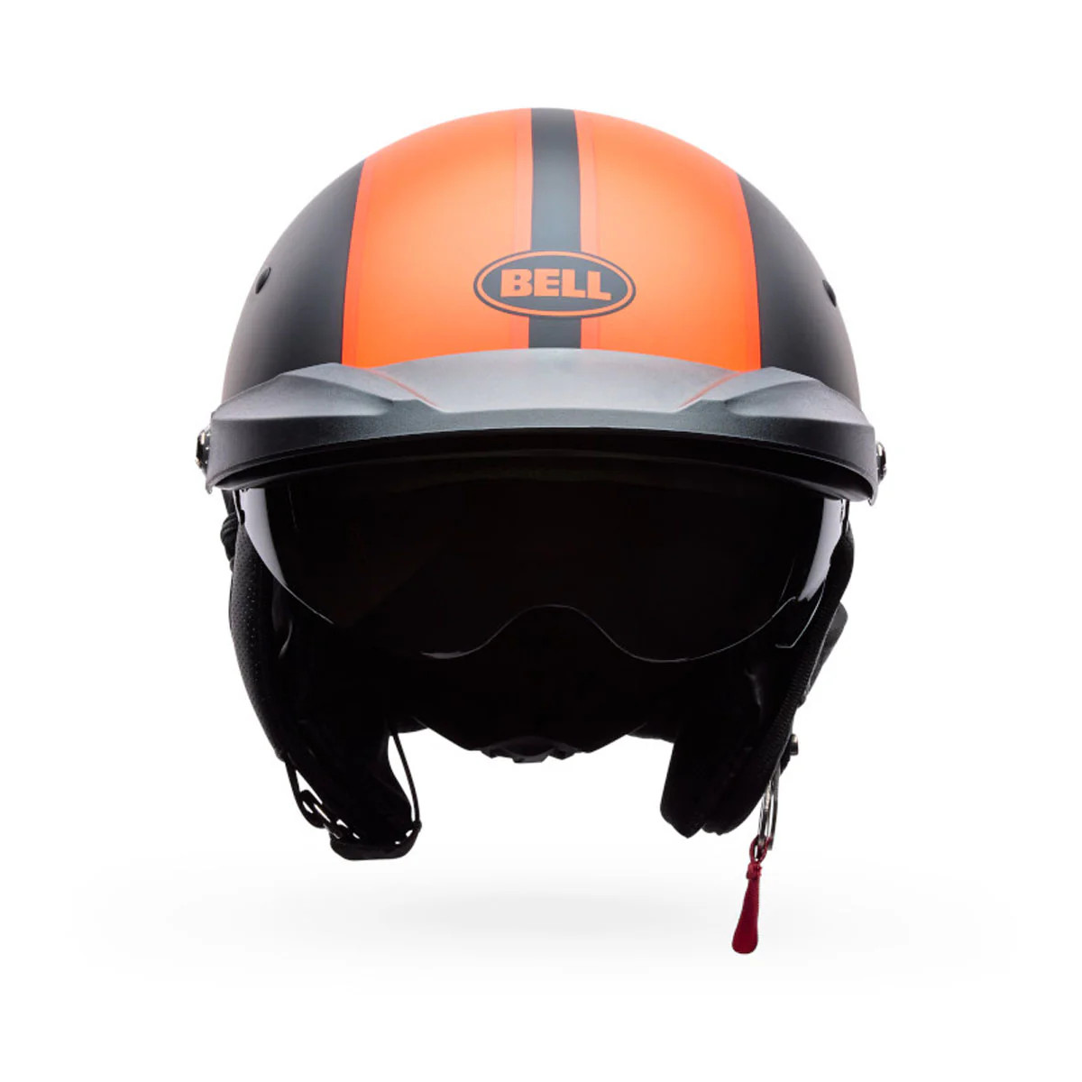 Bell Pit Boss Motorcycle Helmet Matte Black/Orange Pin XL / 2XL | eBay