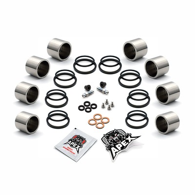 Kawasaki ZZR400 N4 1996 Front Brake Caliper Piston Seal Service Kit Set ZX400