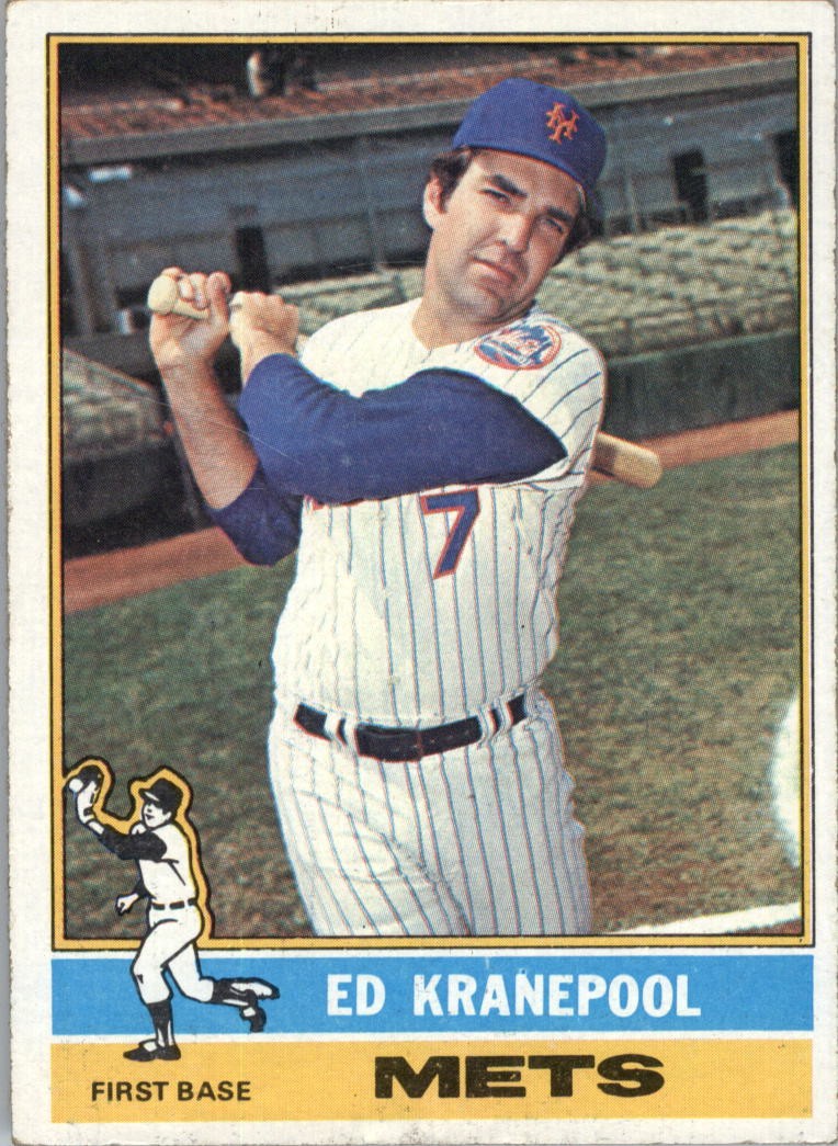 1976 Topps #314 Ed Kranepool - GOOD