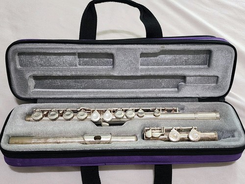 Gemeinhardt 2SP Silver Plated Flute Elkhart Indiana J69342 With Case READ 1ST