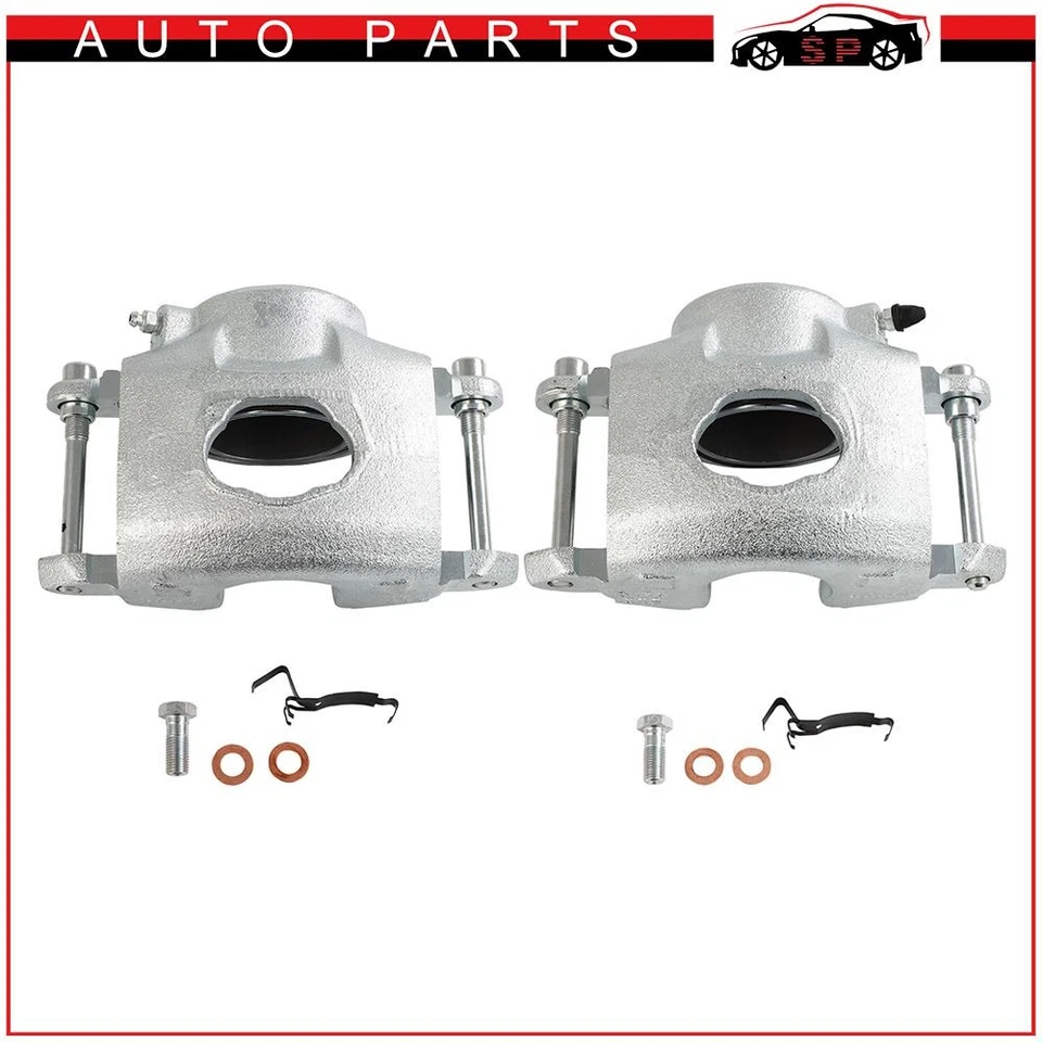 2x Front Left Right Disc Brake Calipers For 1973-1976 Chevy Malibu Monte Carlo - Image 3 of 4