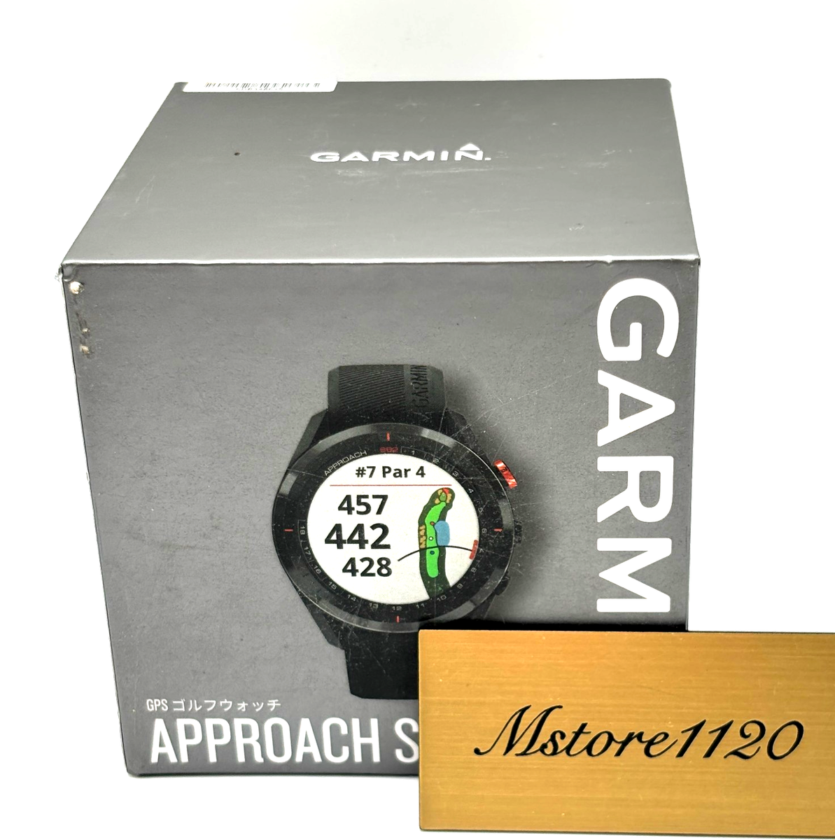 GARMIN Approach S62 GPS Golf Watch Black High-Precision w/Manual