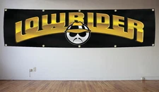 Lowrider Banner Flag 2X8ft Old School Cars Chevrolet Cadillac Buick Garage