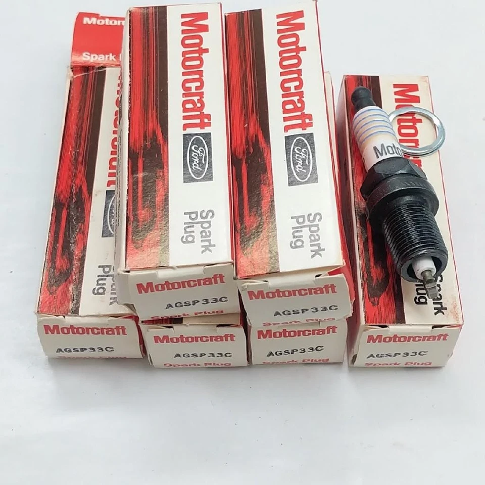 6x Motorcraft AG42C I6 AMC SB Mopar para bujía Autolite 65 bujía sin resistencia Foto 3 de 4