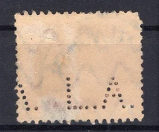 Bavaria Firmenlochung Perfin La (EA1051