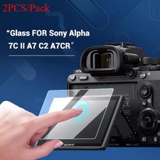 2PCS Sony Alpha A7C A7C II A7C R A7S III Camera Tempered Glass Screen Protector